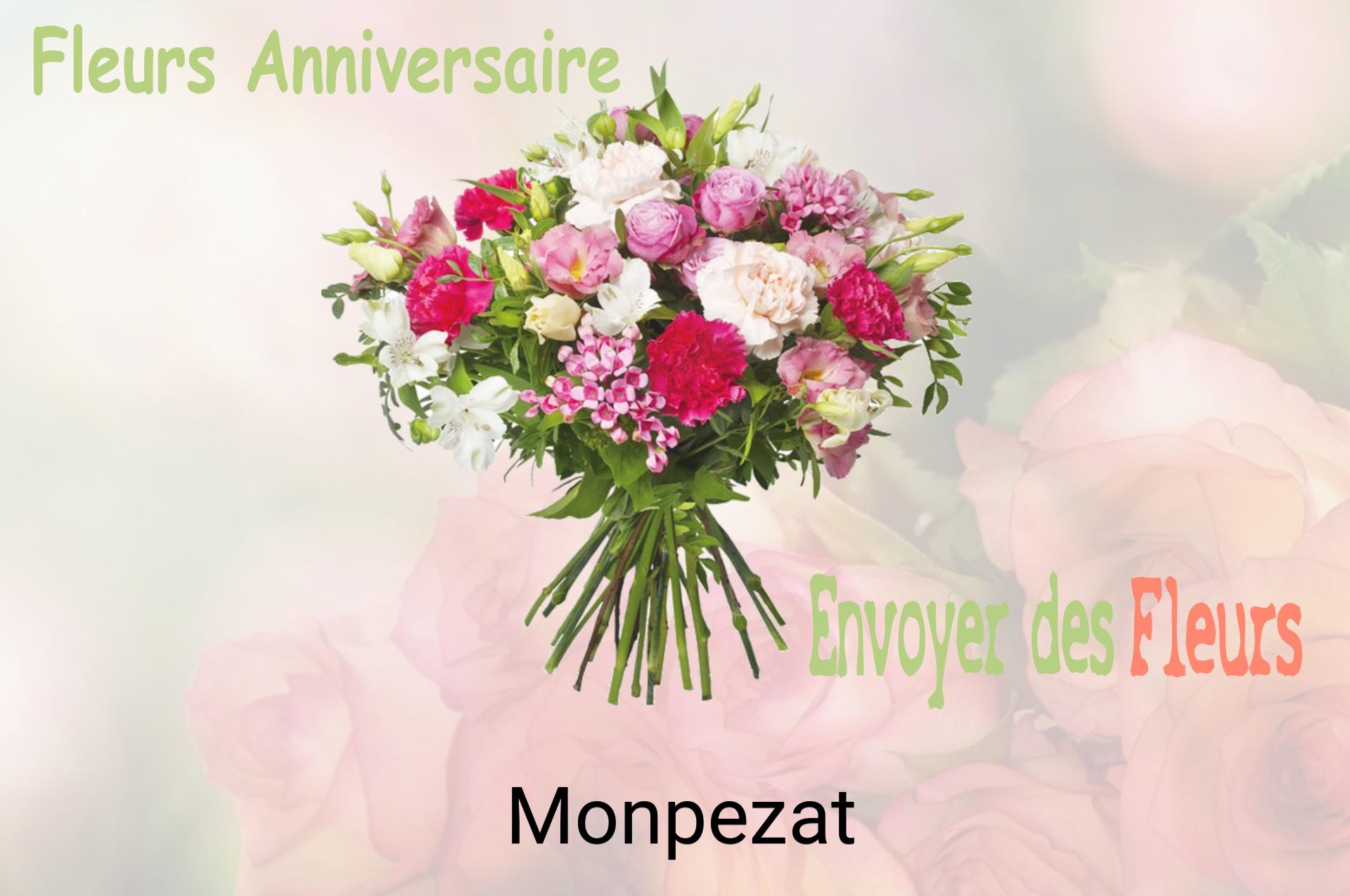 Bouquet de fleurs d’anniversaire livré à Monpezat